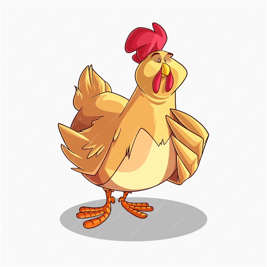 Premium Vector | Fat hen vector cartoon illustration
