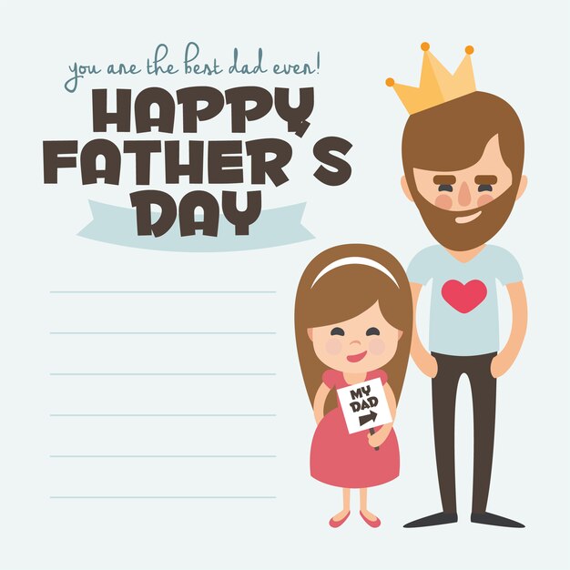Father's day background design