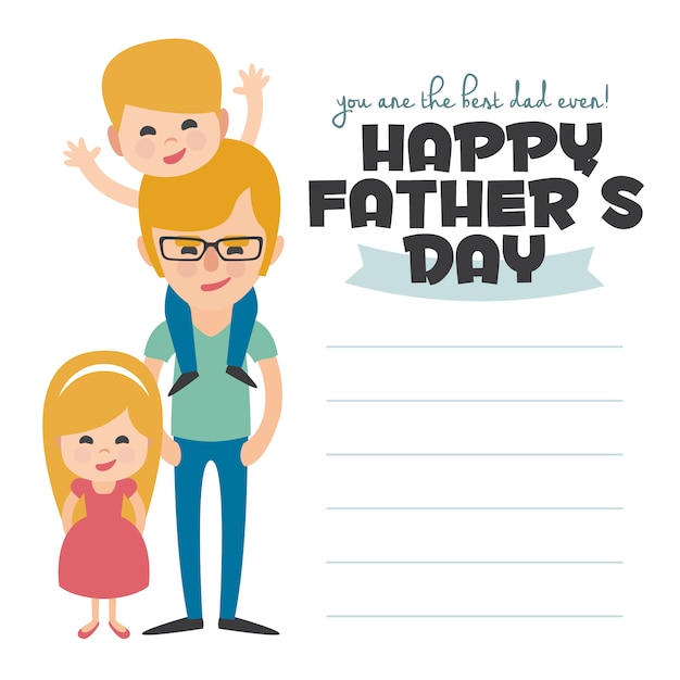 Father\'s day background design