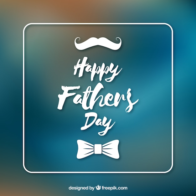 Father\'s day background in blurred style