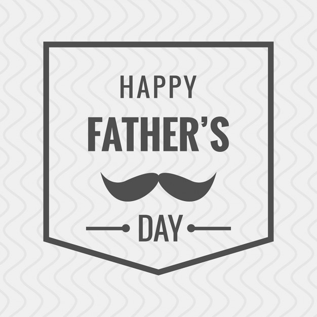 Father\'s day badge in vintage style