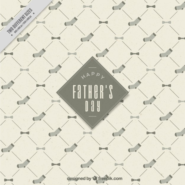 Father\'s day card with bow tie and sock