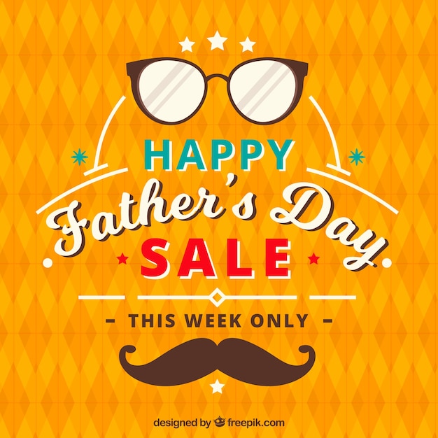 Father\'s day sale background with\
pattern
