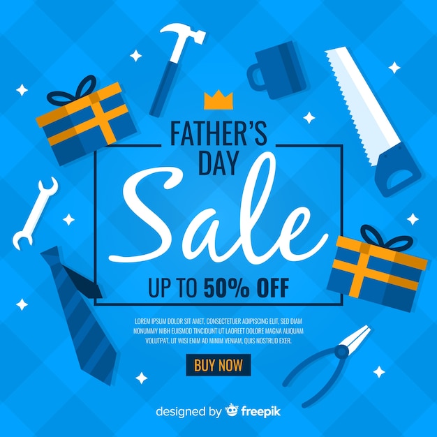 Father's day sale Free Vector