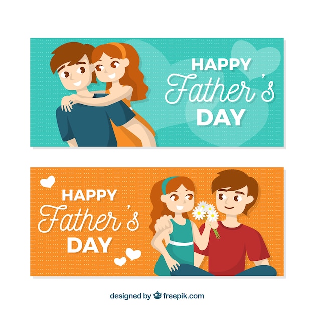 Fathers day banners