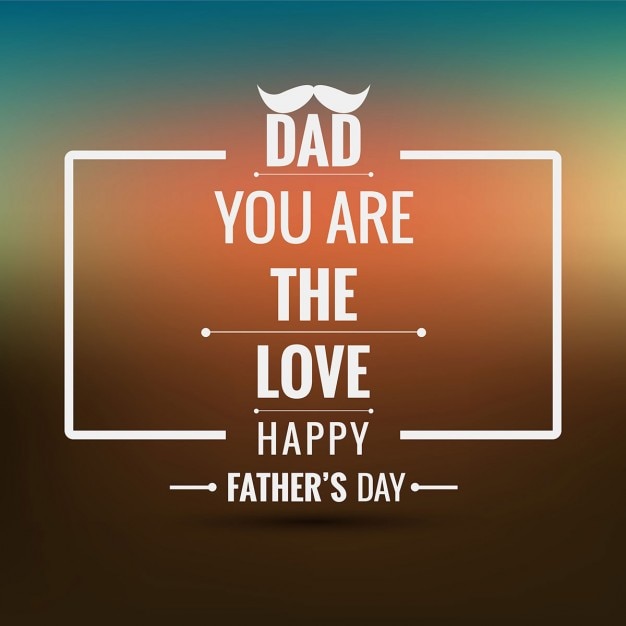 Fathers day colorful background