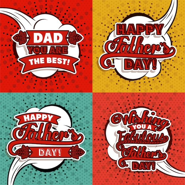 Download Premium Vector | Fathers day design