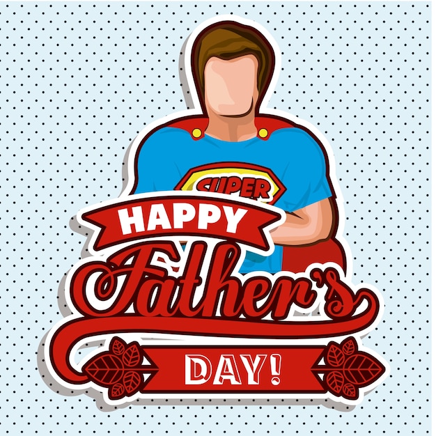 Download Fathers day design | Premium Vector