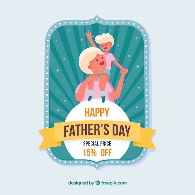 Fathers day sale design
