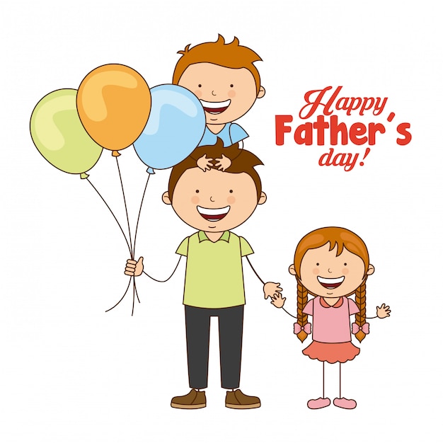 Download Fathers day Vector | Premium Download