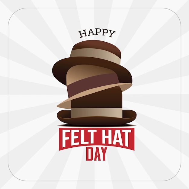 felt hat day