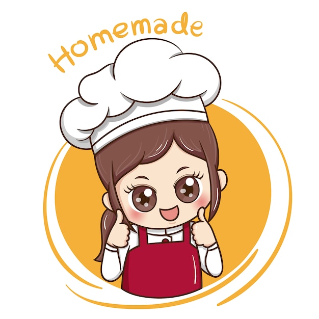 Kartun Gambar Lucu Chef Koki Vector Funny