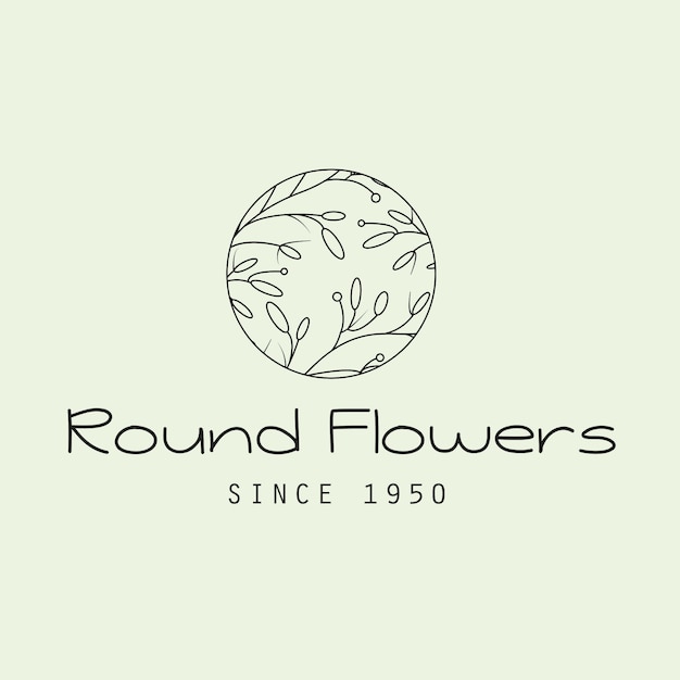 Download Free Feminine Circle Flower Logo Premium Vector Use our free logo maker to create a logo and build your brand. Put your logo on business cards, promotional products, or your website for brand visibility.