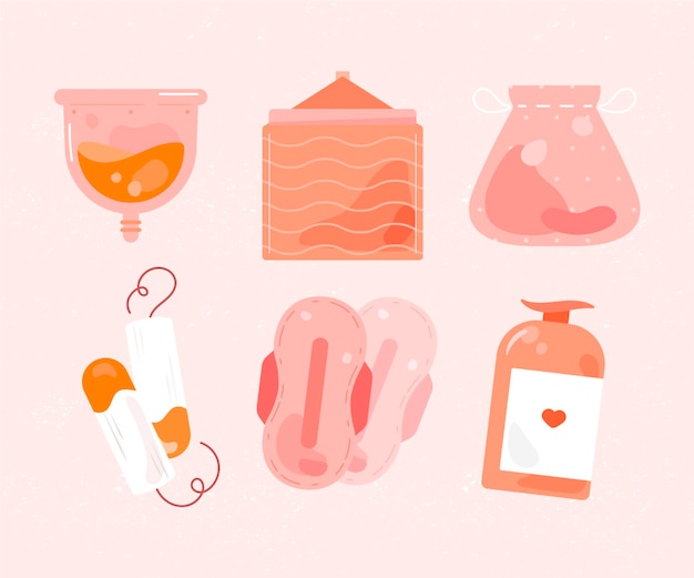 free-vector-feminine-hygiene-products-concept