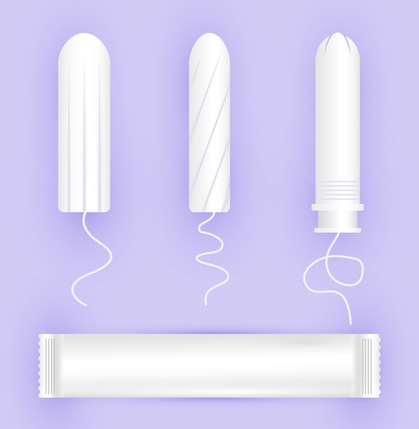 Premium Vector Feminine Tampons Icon Woman Menstrual Care Illustration Of Feminine Hygiene 1359