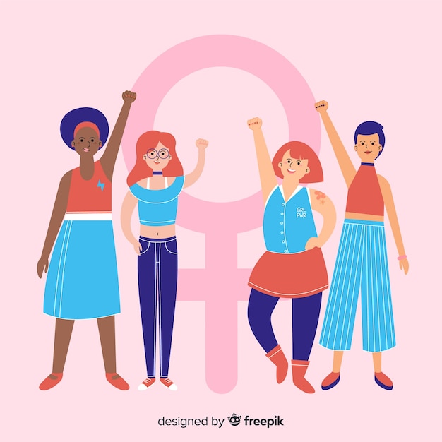 Feminism Concept | Free Vector