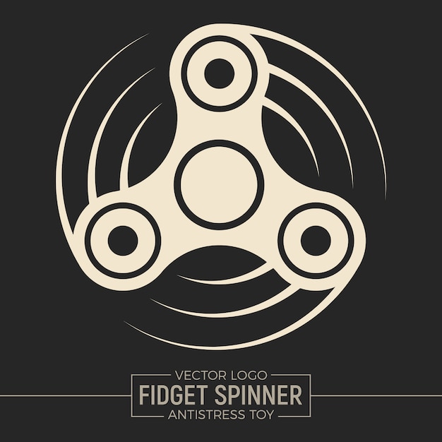 Premium Vector Fidget Spinner Logo