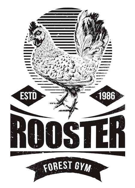 Download Free Fighting Rooster Design Retro Styled Design Template With Use our free logo maker to create a logo and build your brand. Put your logo on business cards, promotional products, or your website for brand visibility.
