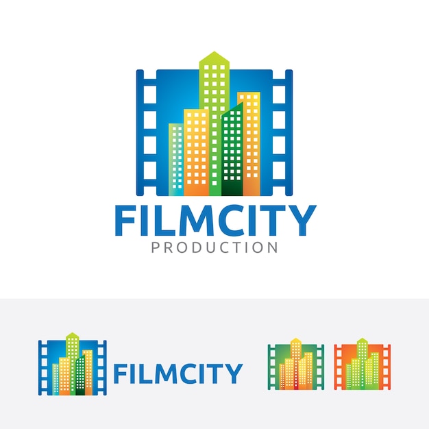 Premium Vector Film City Logo Template