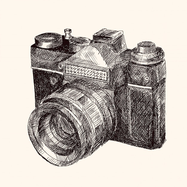 Premium Vector | Film retro camera