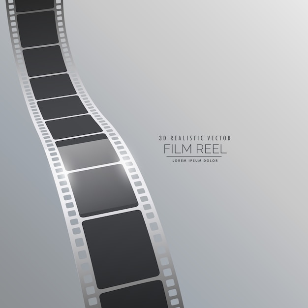 Free Vector | Film strip background in realistic style