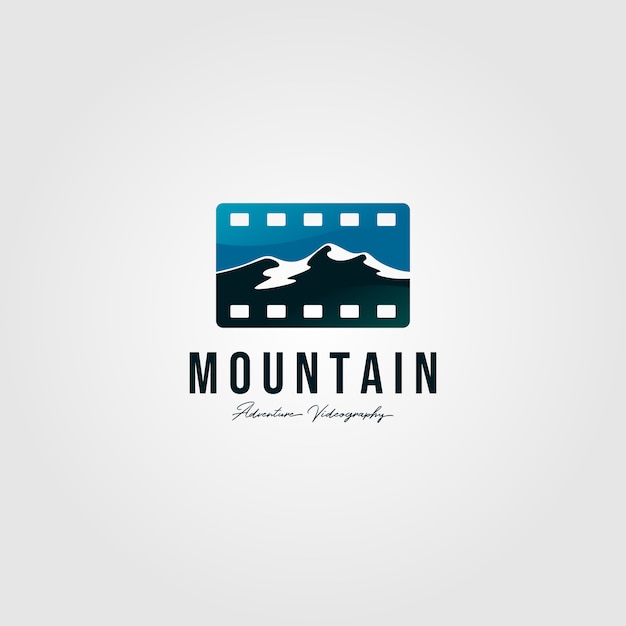 Download Free Film Tape Logo Landscape Of Mountain Illustration Design Premium Use our free logo maker to create a logo and build your brand. Put your logo on business cards, promotional products, or your website for brand visibility.