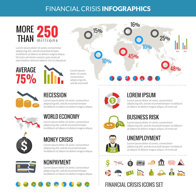 powerpoint free economic infographics templates
