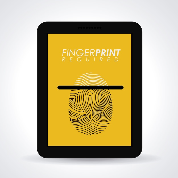 Premium Vector Fingerprint design