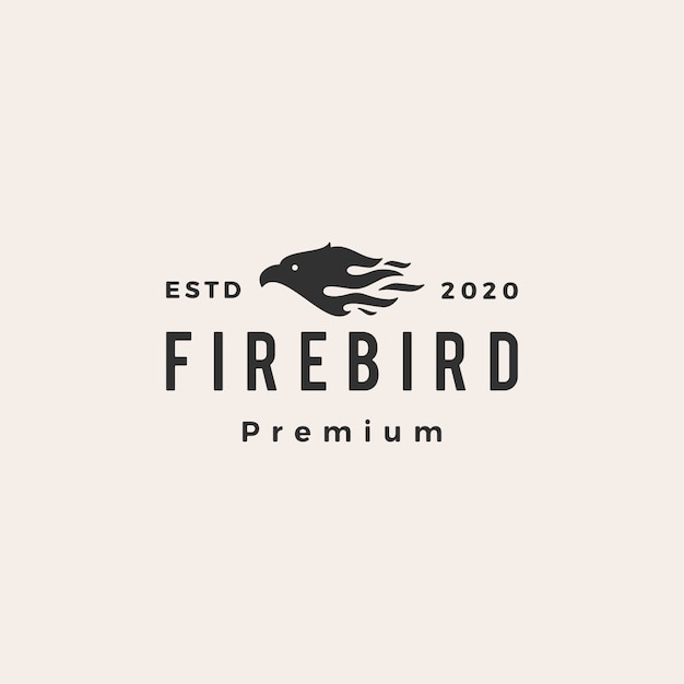 Download Free Fire Bird Hipster Vintage Logo Icon Illustration Premium Vector Use our free logo maker to create a logo and build your brand. Put your logo on business cards, promotional products, or your website for brand visibility.