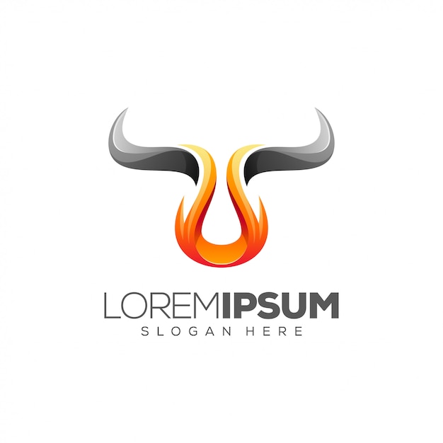 Download Free Fire Bull Logo Premium Vector Use our free logo maker to create a logo and build your brand. Put your logo on business cards, promotional products, or your website for brand visibility.