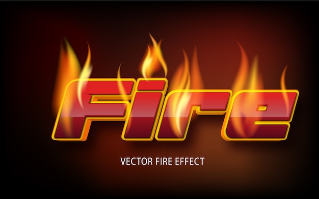 Premium Vector | Fire effect