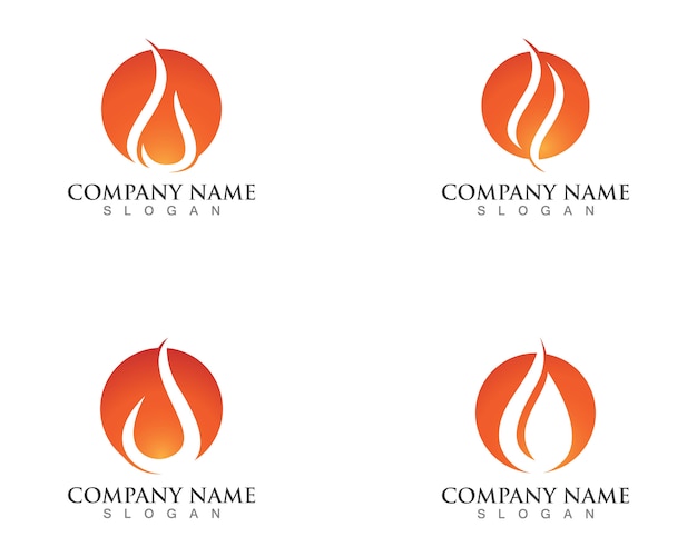 Premium Vector | Fire flame logos