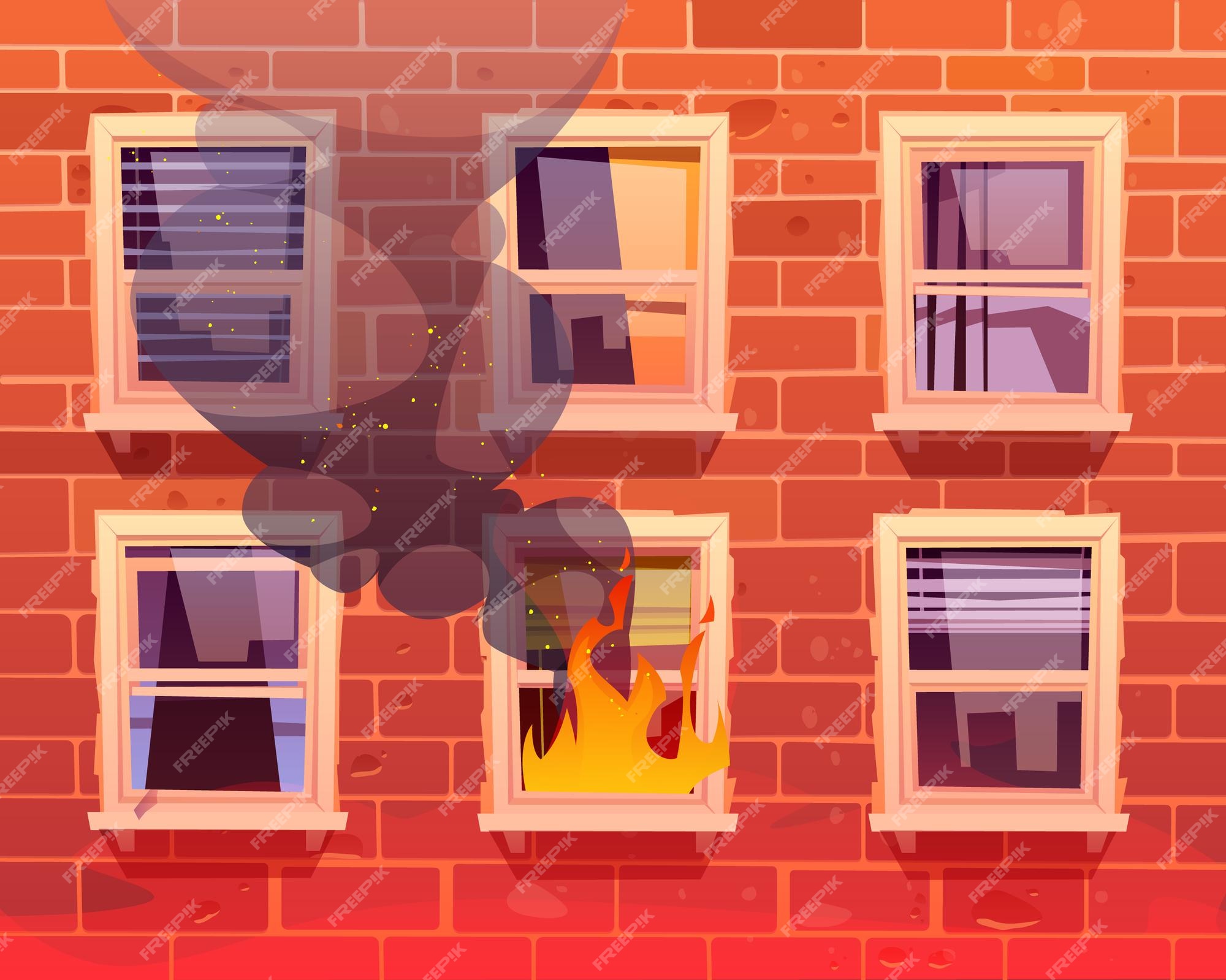 free-vector-fire-in-house-window-with-burning-flame-long-blazing-and