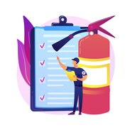 Free Vector Fire Inspection Abstract Concept Illustration Fire Alarm 