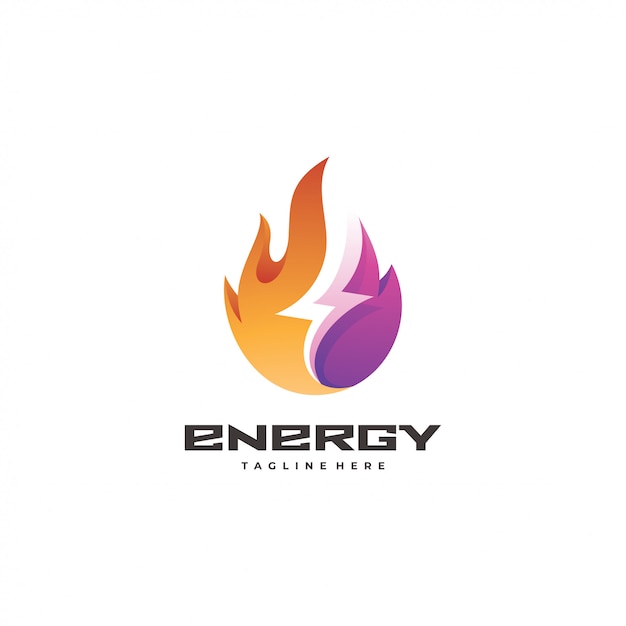 Download Free Fire And Lightning Energy Logo Icon Premium Vector Use our free logo maker to create a logo and build your brand. Put your logo on business cards, promotional products, or your website for brand visibility.