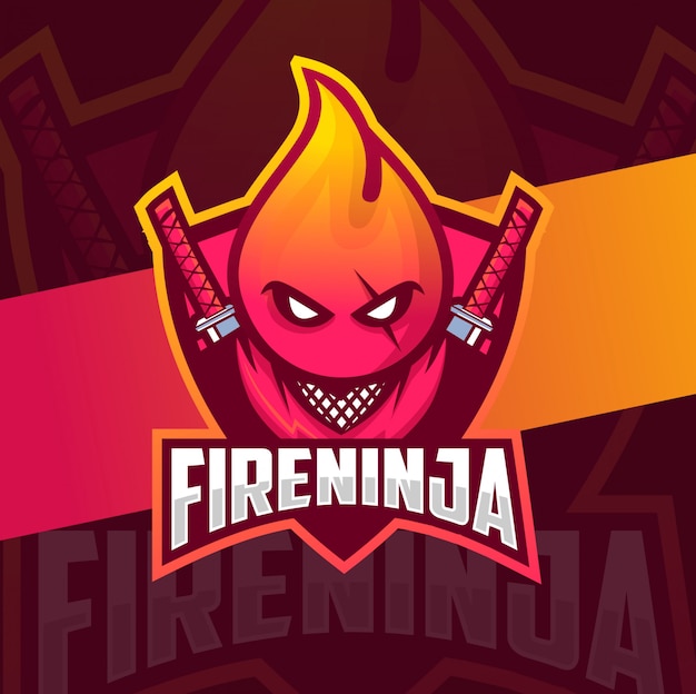 Download Free Fire Ninja Mascot Esport Logo Gaming Premium Vector Use our free logo maker to create a logo and build your brand. Put your logo on business cards, promotional products, or your website for brand visibility.