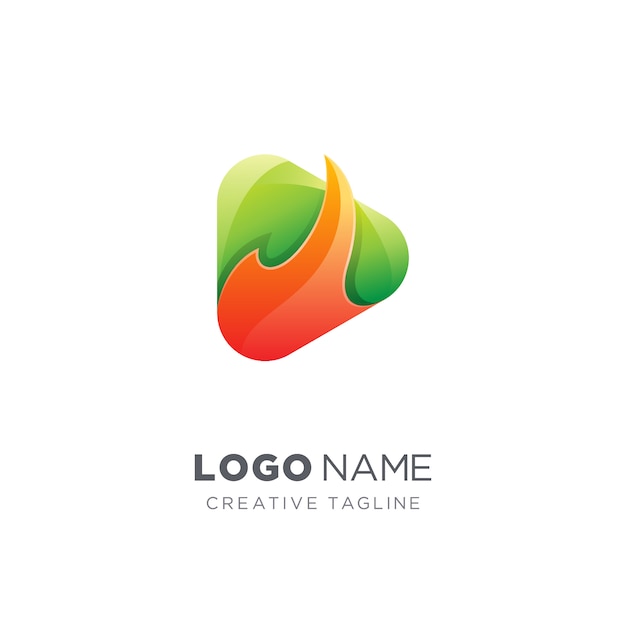 Download Free Fire Play Icon Media Logo Premium Vector Use our free logo maker to create a logo and build your brand. Put your logo on business cards, promotional products, or your website for brand visibility.