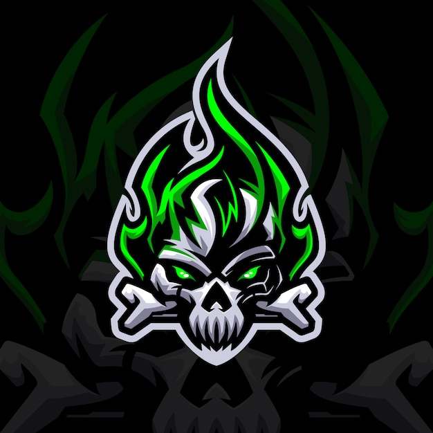 Download Free Fire Skull Esport Logo Mascot Premium Vector Use our free logo maker to create a logo and build your brand. Put your logo on business cards, promotional products, or your website for brand visibility.