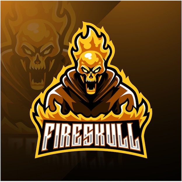 Download Free Fire Skull Esport Mascot Logo Template Premium Vector Use our free logo maker to create a logo and build your brand. Put your logo on business cards, promotional products, or your website for brand visibility.