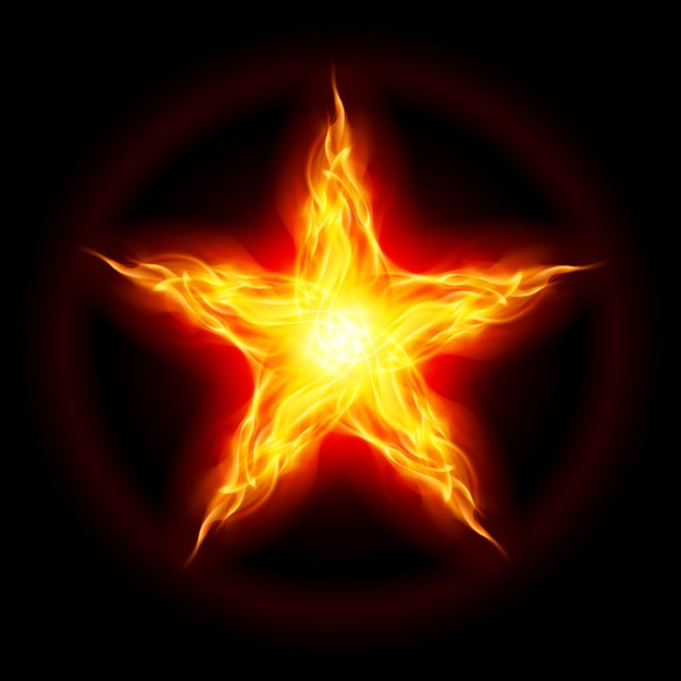 Fire star Vector | Premium Download