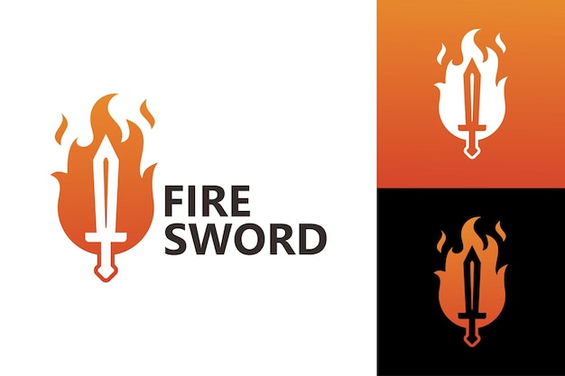 Premium Vector Fire Sword Logo Template Premium Vector   Fire Sword Logo Template Premium Vector 316488 116 