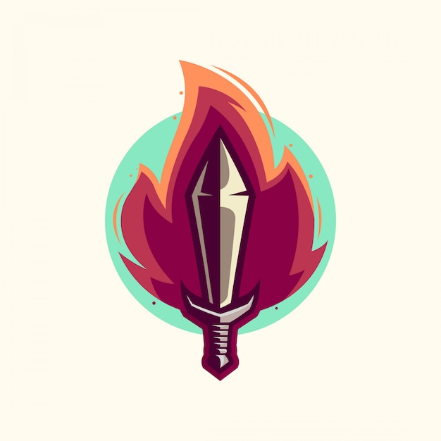 Download Free Fire Sword Logo Vector Premium Vector Use our free logo maker to create a logo and build your brand. Put your logo on business cards, promotional products, or your website for brand visibility.