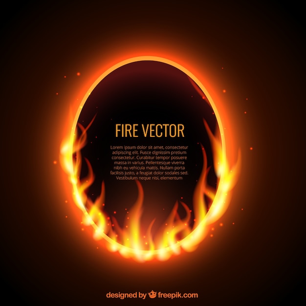 Free Vector Fire Template