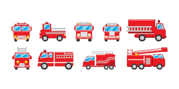 Download Free Fire Truck Set Collection Graphic Clipart Design Premium Vector Use our free logo maker to create a logo and build your brand. Put your logo on business cards, promotional products, or your website for brand visibility.