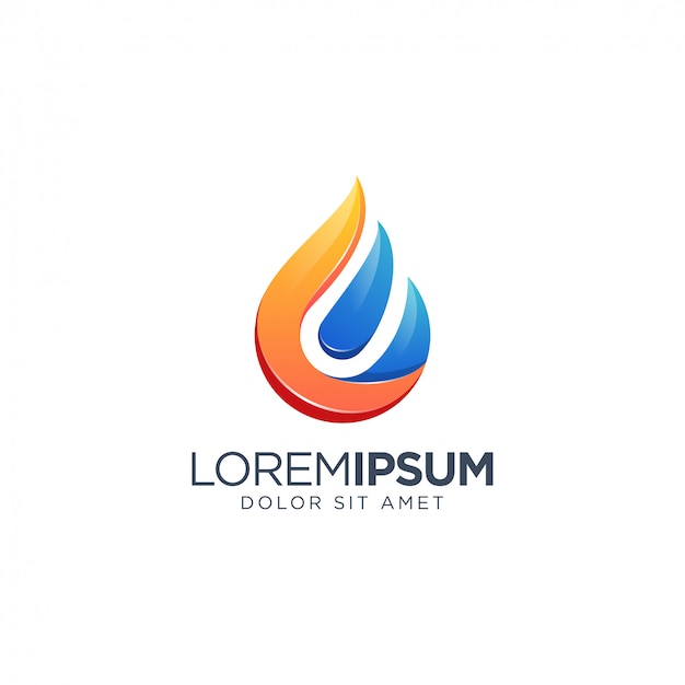 Download Free Fire Water Logo Premium Vector Use our free logo maker to create a logo and build your brand. Put your logo on business cards, promotional products, or your website for brand visibility.