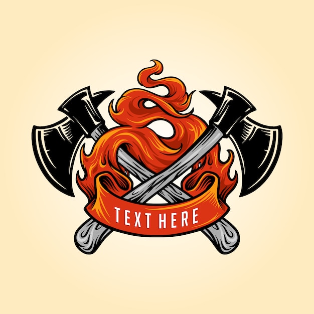 Download Free Firefighter Axe Fire Logo Illustrations Premium Vector Use our free logo maker to create a logo and build your brand. Put your logo on business cards, promotional products, or your website for brand visibility.