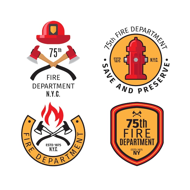 Download Free Firefighter Emblems And Fire Department Badges Premium Vector Use our free logo maker to create a logo and build your brand. Put your logo on business cards, promotional products, or your website for brand visibility.