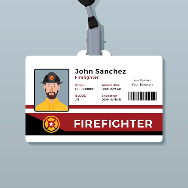 premium-vector-firefighter-id-card-template