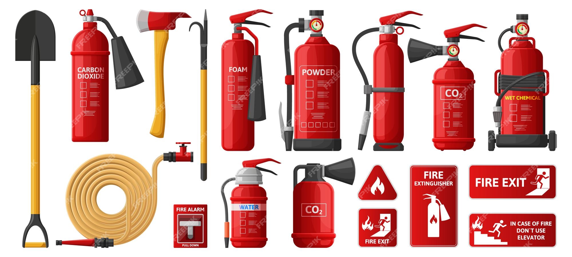 Пожаротушение противопожарное оборудование огнетушитель аварийные знаки защита от пожарных 5020