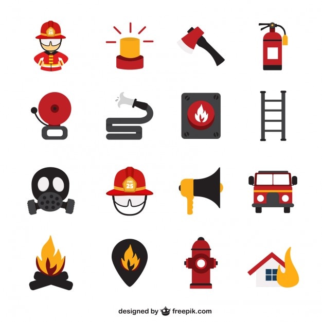 Firemen icons